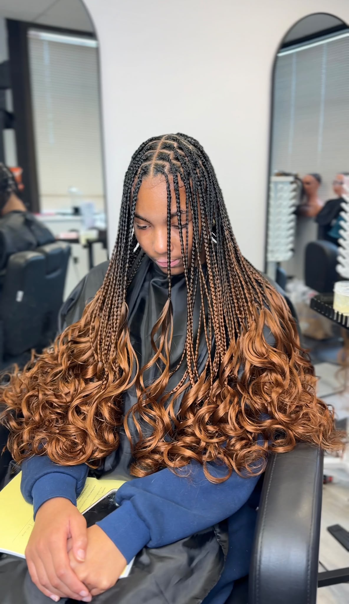 FRENCH CURLS1, Braids by Fabi's Touch, Laurel MD